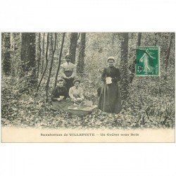 93 VILLEPINTE. Sanatorium. Un Goûter sous Bois 1911