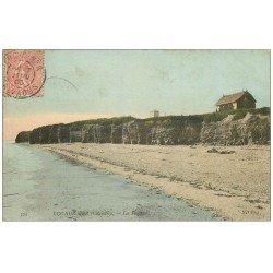 carte postale ancienne 14 LUC-SUR-MER. Les Falaises 1906