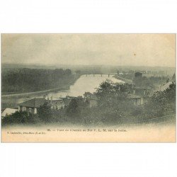 carte postale ancienne K. 91 ATHIS-MONS. Pont du Chemin de Fer P.L.M sur la Seine