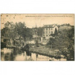 carte postale ancienne K. 91 BALLANCOURT SUR ESSONNE. Restaurant de l'Île Verte