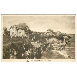carte postale ancienne 14 LUC-SUR-MER. Les Falaises 41
