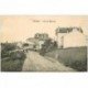 carte postale ancienne K. 91 BRUNOY. Animation Rue de Mandés 1923. Timbre manquant verso