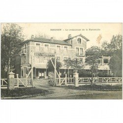 carte postale ancienne K. 91 BRUNOY. Restaurant de la Pyramide