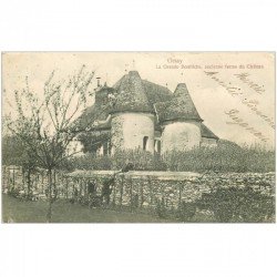 carte postale ancienne K. 91 ORSAY. Grande Bouvêche ancienne Ferme du Château 1905