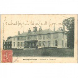 carte postale ancienne K. 91 SAVIGNY-SUR-ORGE. Le Château de Grandvauxvers 1908. Edition Orge A.Thévenet