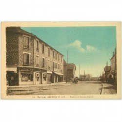 carte postale ancienne K. 91 SAVIGNY-SUR-ORGE. Pharmacie Boulevard Aristide Briand