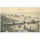 carte postale ancienne 14 LUC-SUR-MER. Personnes assises sur la Plage