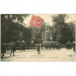 carte postale ancienne K. 93 SAINT-OUEN. Champ de Courses 1907. Hippodrome et Paris Mutuel