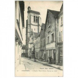 89 TONNERRE. Eglise Notre Dame. Oeuvre des Pupilles Ecole Publique et Orphelins de la Guerre 1911