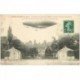 91 SAVIGNY-SUR-ORGE. Dirigeable PATRIE au dessus du Château 1907 Raid Chalais Fontainebleau. Zeppelin Ballon Avion