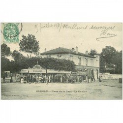 93 GARGAN LIVRY. Casino et Tabac Place de la Gare 1907 attelage déménagements Fleurot. Hôtel Restaurant Billards