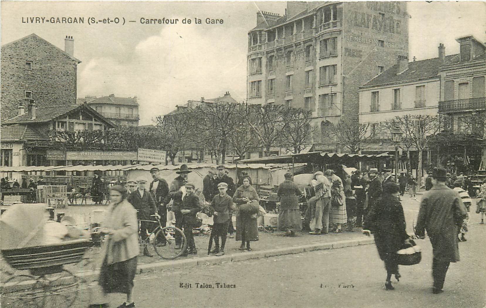 93 LIVRY GARGAN. Le Marché Carrefour de la Gare