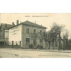 93 SEVRAN. Café Restaurant de la Gare maison Jean Marie
