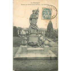93 LE BOURGET. Statue du Commandant Rolland au Cimetière 1907