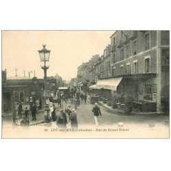 carte postale ancienne 14 LUC-SUR-MER. Rue du Grand Orient