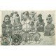FANTAISIE. Carte caricature des Hommes d'Eglise qui boivent 1904