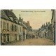 carte postale ancienne 02 LA FERTE-MILON. Rue de la Chaussée 1906. Carte toilée