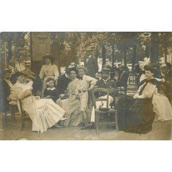 31 LUCHON. En attente des Courses de Chevaux 1907. Photo carte postale
