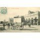 14 CAEN. Gare de l'Ouest attelage Grand Bazar Parisien pour vente de lingerie trousseau 1905