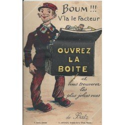 29 BATZ. Voilà le Facteur ouvrez la boïte et vous trouverez 10 mini-vues. Carte postale à Système