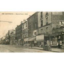 93 MONTREUIL. Magasin de cartes postales Rue de Paris