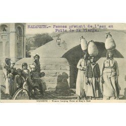 PALESTINE ISRAEL. Nazareth. Femmes Porteuses d'eau Puits de la Vierge