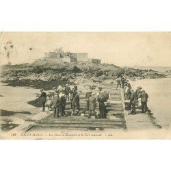 35 SAINT MALO. Les Parcs à Homards et Fort national 1913. Métiers de la Mer