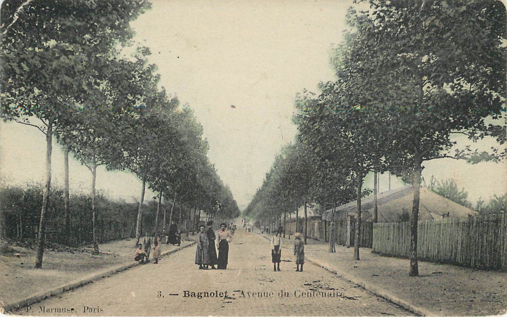 93 BAGNOLET. Avenue du Centenaire ou de la République 1906