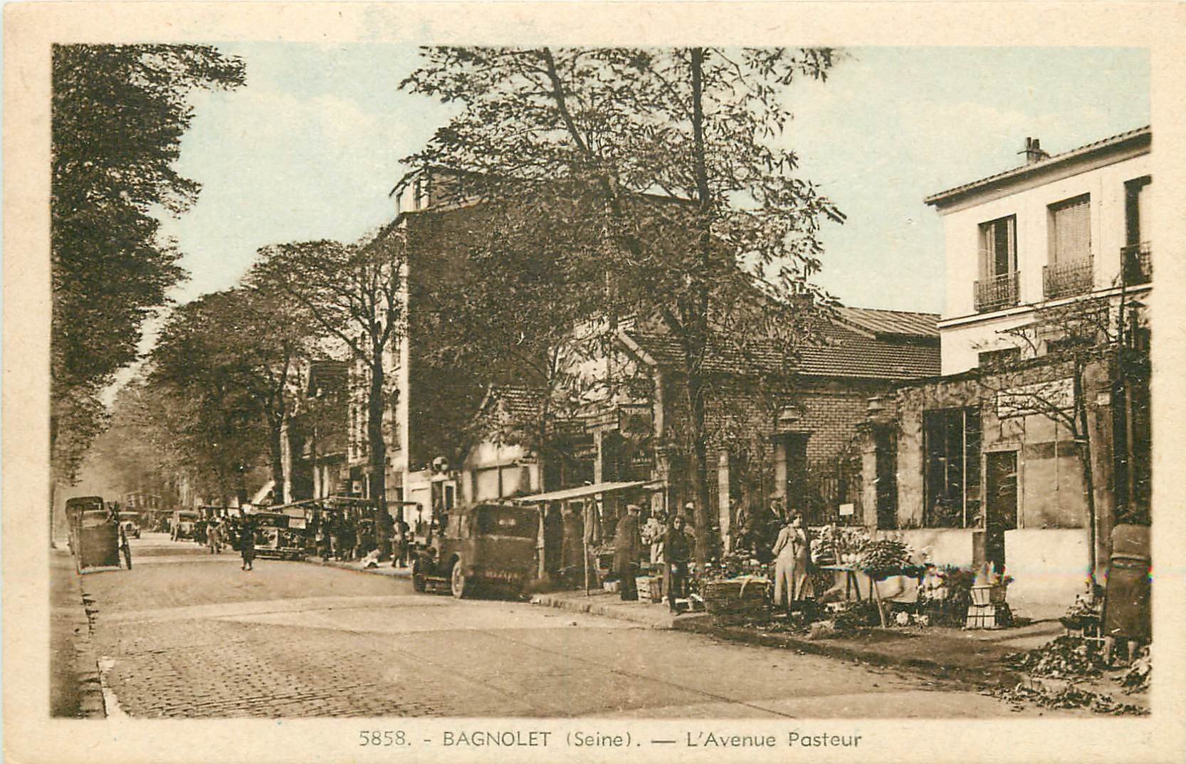 93 BAGNOLET. Le Marché Avenue Pasteur