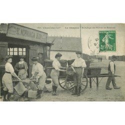 17 LE CHAPUS. Emballage des Huîtres de Marennes 1913. Métiers de la Mer chez Normandin Roy