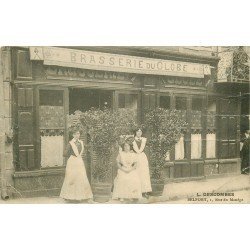 90 BELFORT. La Brasserie du Globe par Descombes 1 Rue du Manège ( défaut )