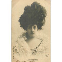 Spectacle et Théâtre. La Comédienne Labounskaya par Reutlinger 1903