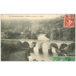 carte postale ancienne 14 MUTRECY. Le Viaduc 1908