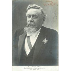 Personnages célèbres. Président de la République Française. Armand Fallières en 1906 par Nadar