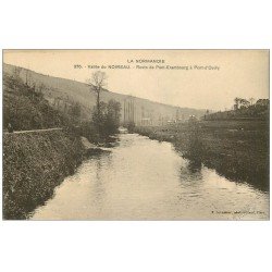 carte postale ancienne 14 NOIREAU. La Vallée Route de Pont-Erambourg à Pont-d'Ouilly