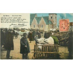 Folklores et Légendes. En Berry. Vache Boeuf et Veau 1931 par Martel un brave bête