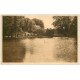 carte postale ancienne 14 ORBEC. Château de la Vespière Etang 1948 avec Cygne