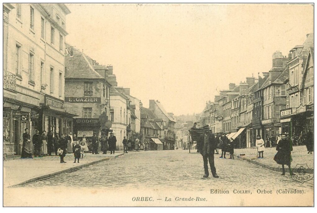 14 ORBEC. La Grande Rue