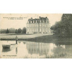 10 ROMILLY SUR SEINE. Le Château de Barbenthal et le Passeur en Barge 1920