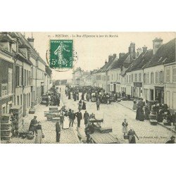 78 HOUDAN. Jour de Marché sur la Rue d'Epernon 1908