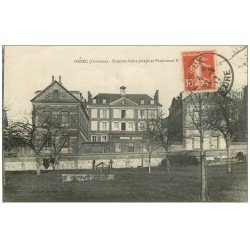 carte postale ancienne 14 ORBEC. Pensionnat Saint-Joseph 1917