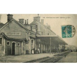 72 CHATEAU DU LOIR. La Gare 1910