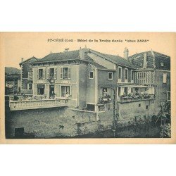 46 SAINT CERE. Hôtel de la Truite dorée chez Zaza 1939