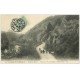carte postale ancienne 14 OUILLY-LE-BASSET. Chemin de Pont-d'Ouilly à Pont-de-Vers 1907