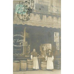 PARIS 10. Rare Charcuterie Levèque au 5 Rue Marie et Louise 1905
