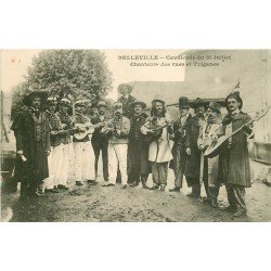 69 BELLEVILLE SUR SAONE. Chanteurs des Rues et Tziganes Cavalcade vers 1906