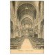 carte postale ancienne 14 OUISTREHAM. Eglise Nef et Choeur intérieur