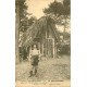 33 LE CANON. Parqueuse d'Huîtres et Cabane de Résinier 1912. Métiers de la Mer et de la Forêt