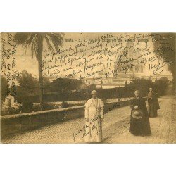 ROMA. S.S. Pio X a passeggio nei Giardini Vaticani 1913