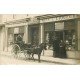 PARIS XIII. Superbe attelage devant Le Maison Bouyer au 22 rue du Moulin des Prés. Photo carte postale